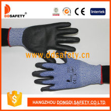 Heavy Duty Cut Resistant Coated PU Working Safety Gloves